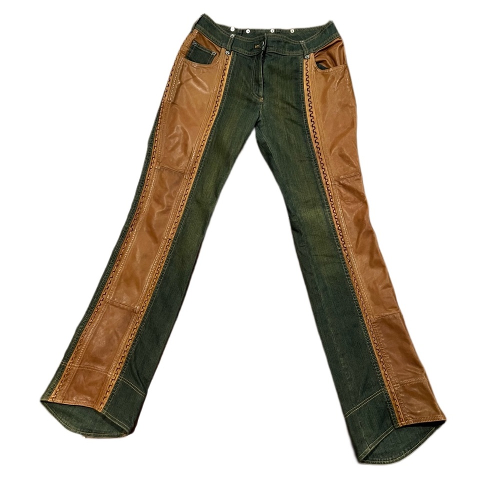 2006 vintage dior leather women’s jean extremely good condition